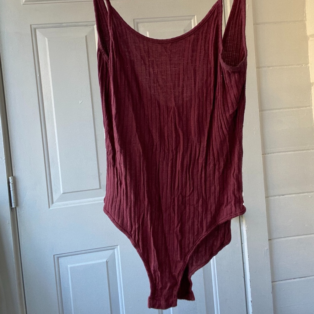 Urban Outfitters Scoop-Back Ribbed Bodysuit